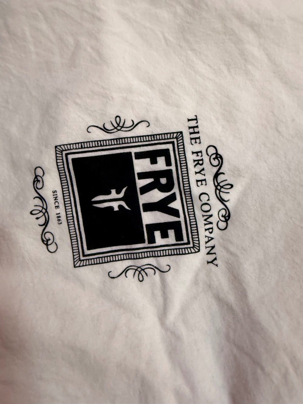 The Frye Company Large Drawstring Dust Bag Shoe Boot Storage 22x19